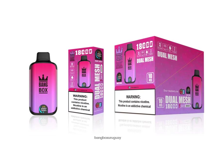 Bang Box 18000 - Bang Box 18000 bocanadas 8FPX2498 hielo de frambuesa agria