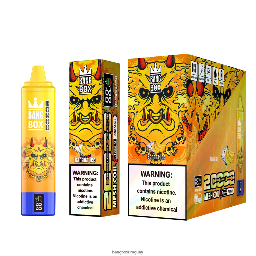 Bang Box Precio - Bang Box Pantalla inteligente de 20000 inhalaciones 8FPX2457 hielo de plátano