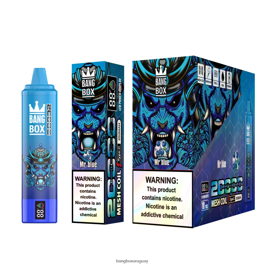 Bang Box Precio - Bang Box Pantalla inteligente de 20000 inhalaciones 8FPX2460 señor azul