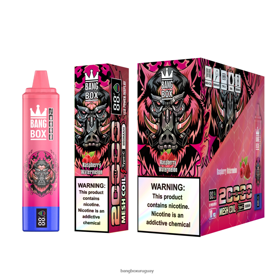 Bang Box Vape Price - Bang Box Pantalla inteligente de 20000 inhalaciones 8FPX2453 sandía frambuesa