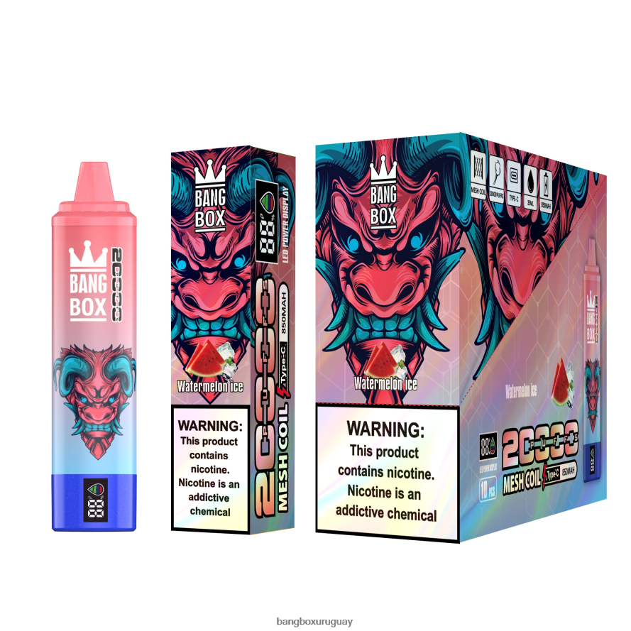 Bang Box Vape Price - Bang Box Pantalla inteligente de 20000 inhalaciones 8FPX2456 hielo de sandia