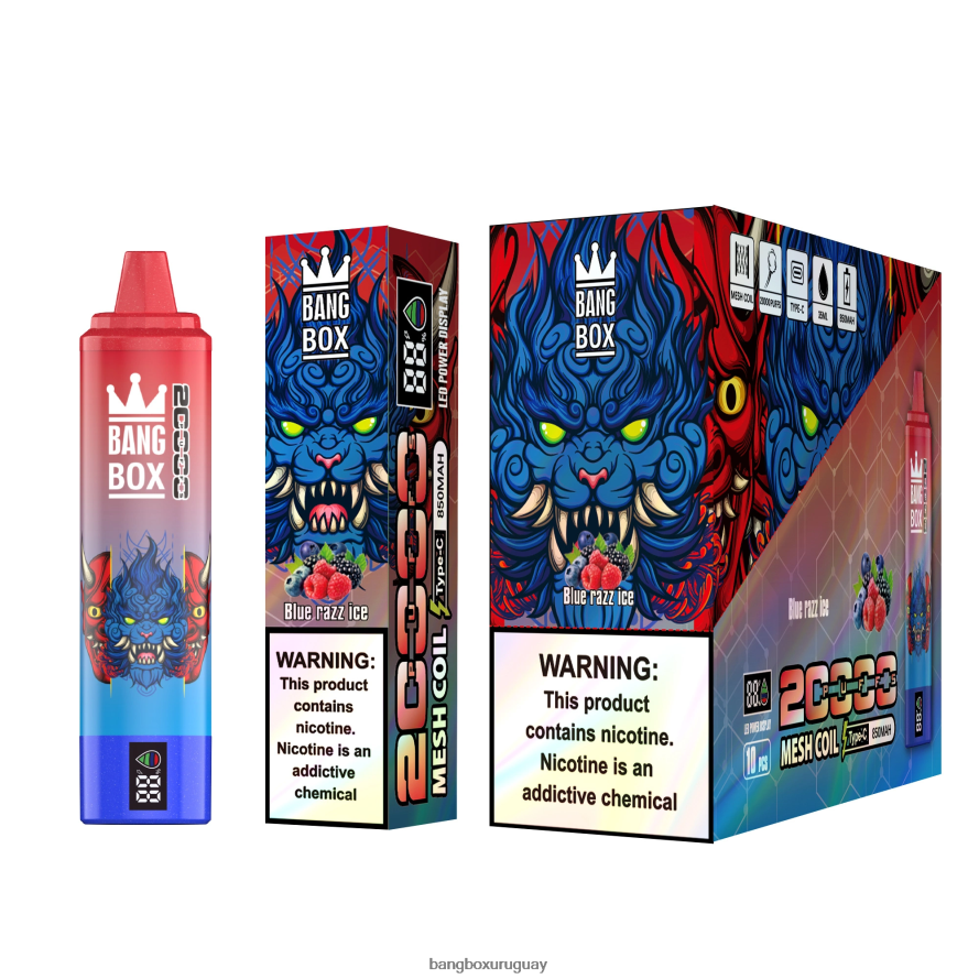 Bang Box Vape Price - Bang Box Pantalla inteligente de 20000 inhalaciones 8FPX2459 hielo azul