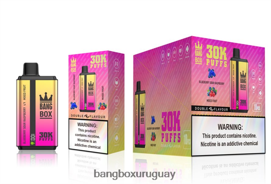 Bang Box Precio - Bang Box 30000 inhalaciones de dos sabores. 8FPX2466 arándanos, frambuesa ácida y frutas mixtas