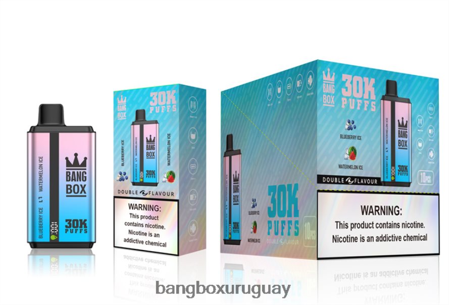 Bang Box Precio - Bang Box 30000 inhalaciones de dos sabores. 8FPX2469 hielo de arándanos y hielo de sandía
