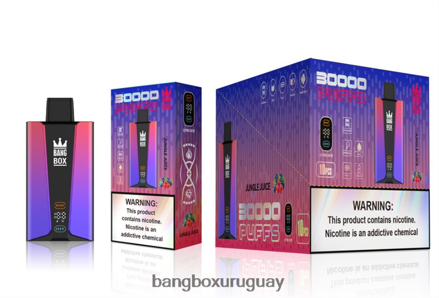 Bang Box Precio - Bang Box Pantalla inteligente de 30000 inhalaciones 8FPX2478 jugo de la selva