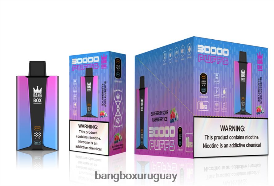 Bang Box Precio - Bang Box Pantalla inteligente de 30000 inhalaciones 8FPX2481 arándano frambuesa agria hielo