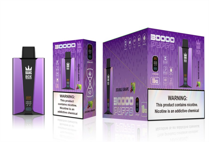 Bang Box Uruguay - Bang Box Pantalla inteligente de 30000 inhalaciones 8FPX2485 uva doble