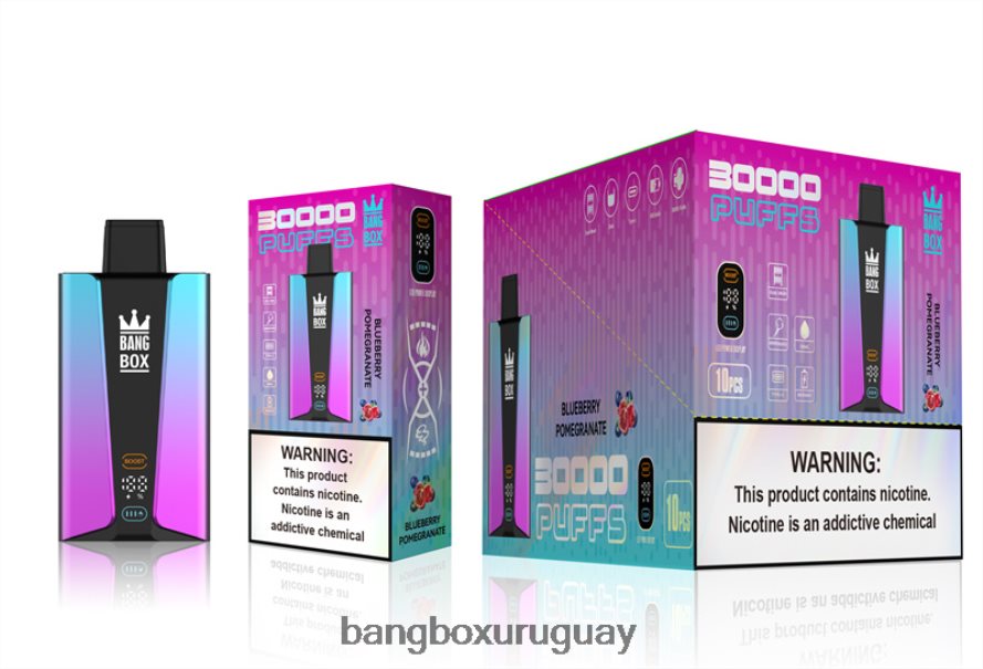 Bang Box Vape Price - Bang Box Pantalla inteligente de 30000 inhalaciones 8FPX2480 pomgerante de arándanos