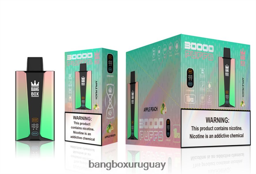Bang Box Vape Price - Bang Box Pantalla inteligente de 30000 inhalaciones 8FPX2483 durazno manzana