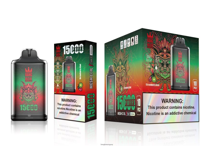 Bang Box Uruguay - Bang Box s1-15000 bocanadas 8FPX24100 kiwi fresa