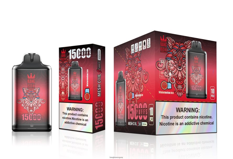 Bang Box Uruguay - Bang Box s1-15000 bocanadas 8FPX24106 hielo de sandia