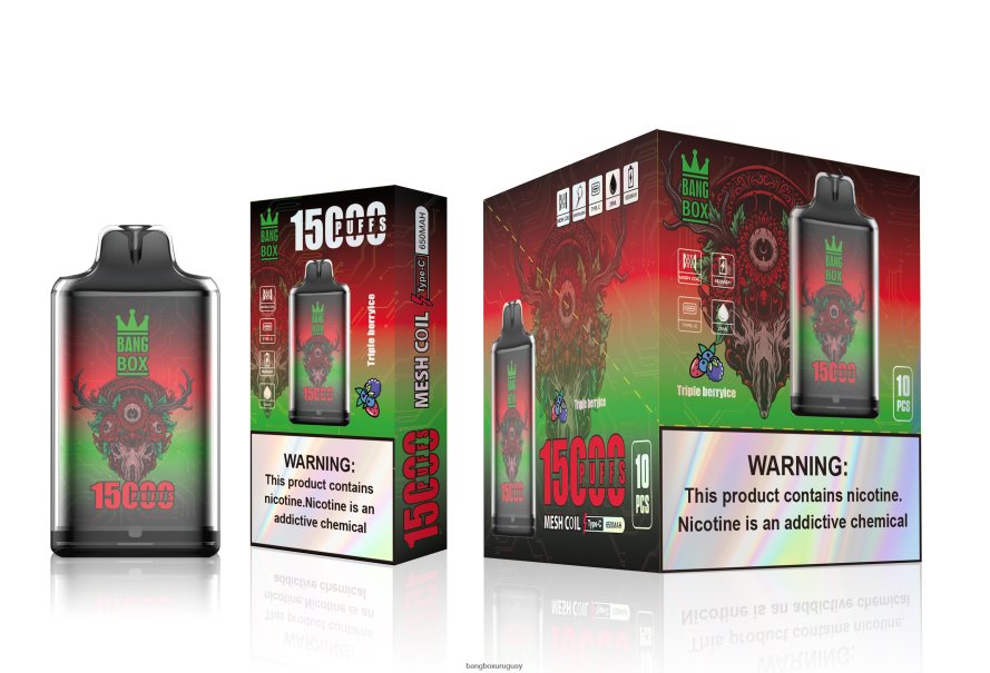 Bang Box Vape Price - Bang Box s1-15000 bocanadas 8FPX24104 hielo de triple baya