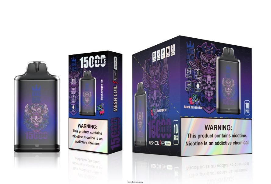 Bang Box Vape Price - Bang Box s1-15000 bocanadas 8FPX24110 hielo del dragón negro