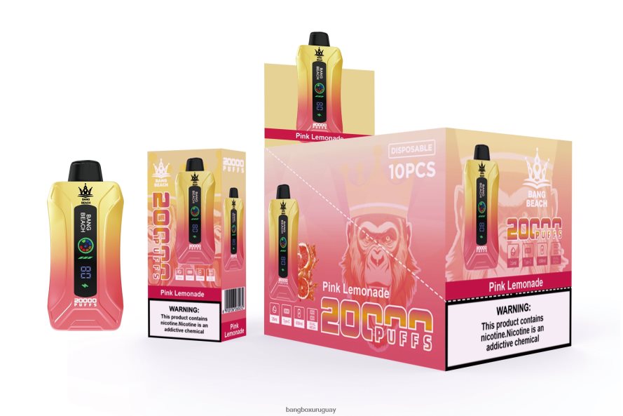 Bang Box 20000 - Bang Beach vape elegante de la pantalla de 20000 soplos 8FPX244 limonada rosa