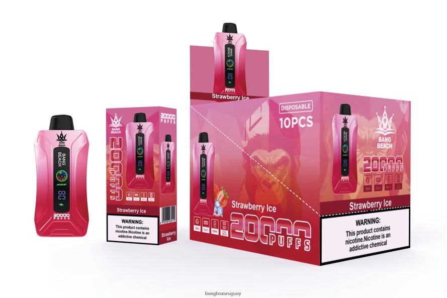 Bang Box 20000 - Bang Beach vape elegante de la pantalla de 20000 soplos 8FPX246 hielo de fresa