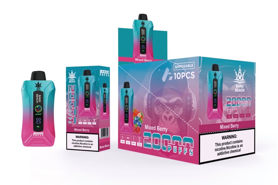 Bang Box 20000 Precio - Bang Beach vape elegante de la pantalla de 20000 soplos 8FPX245 bayas mixtas