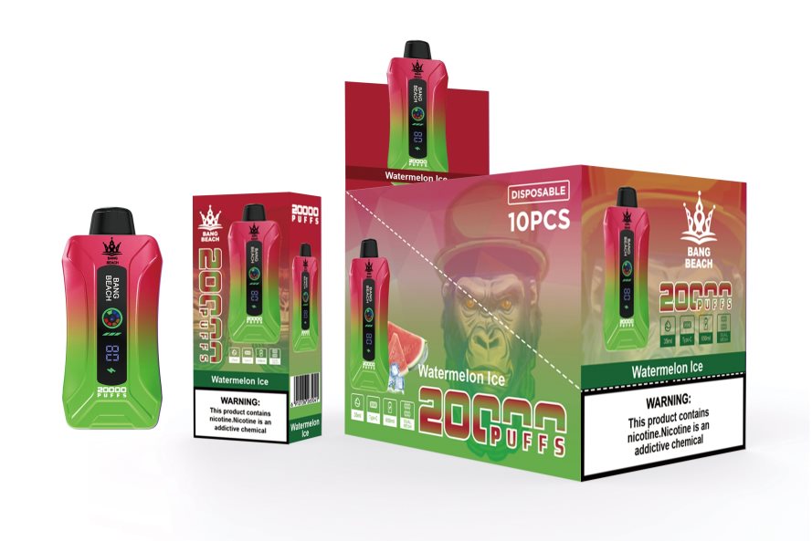 Bang Box 20000 Precio - Bang Beach vape elegante de la pantalla de 20000 soplos 8FPX247 hielo de sandia