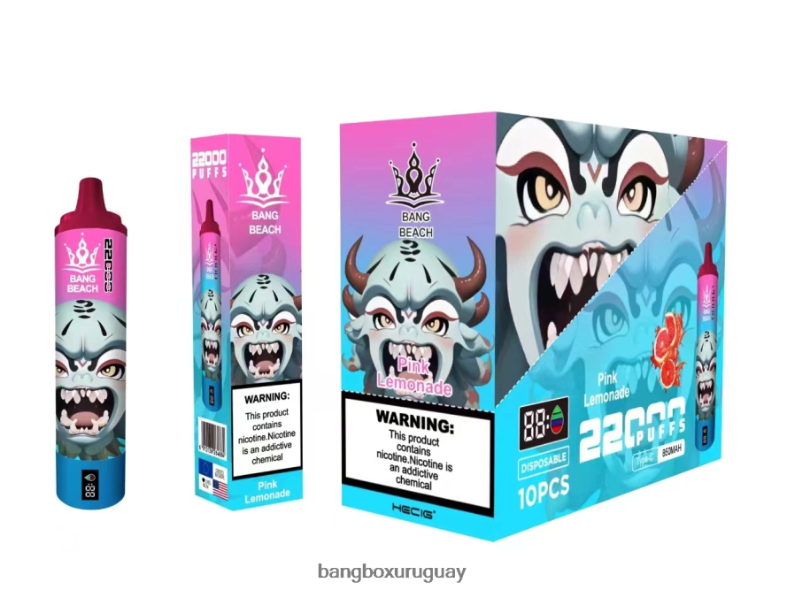 Bang Box Precio - Bang Beach Pantalla inteligente de 22000 inhalaciones. 8FPX2415 limonada rosa