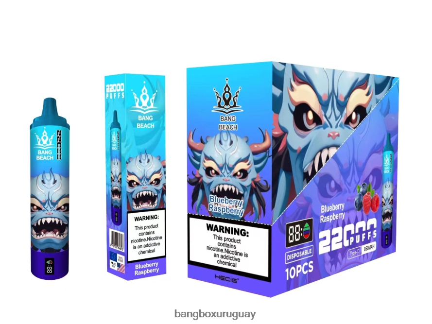Bang Box Vape Price - Bang Beach Pantalla inteligente de 22000 inhalaciones. 8FPX2414 frambuesa arándano